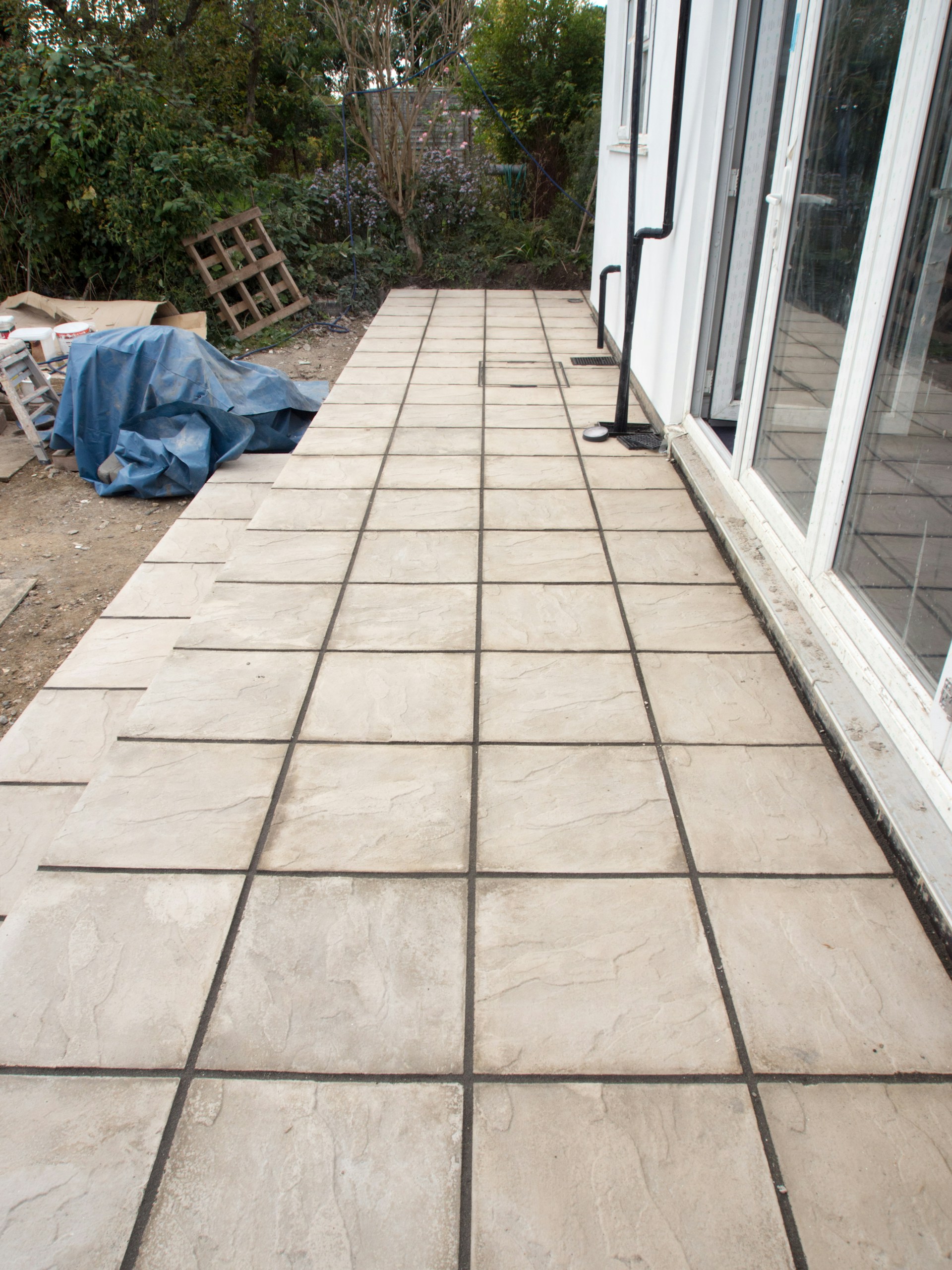 New paving slabs